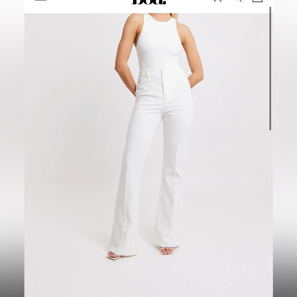 NWT Because of Alice trousers, size S, inseam 34in